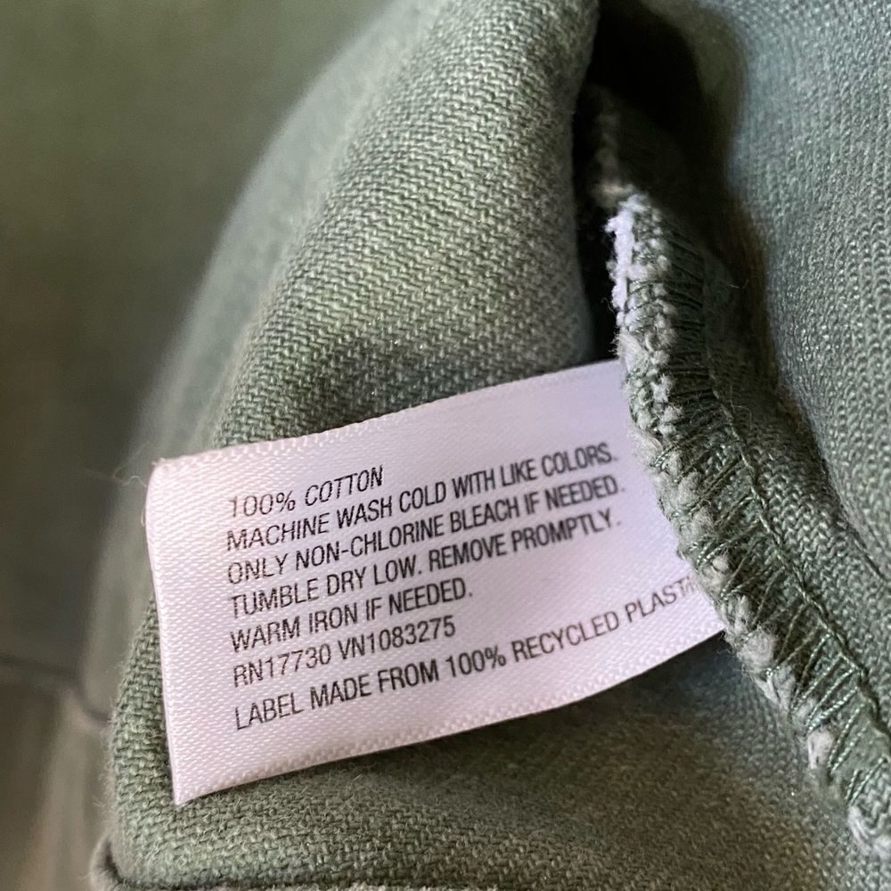 Universal Thread Green Denim Utility Jean Jacket - Picture 6 of 6